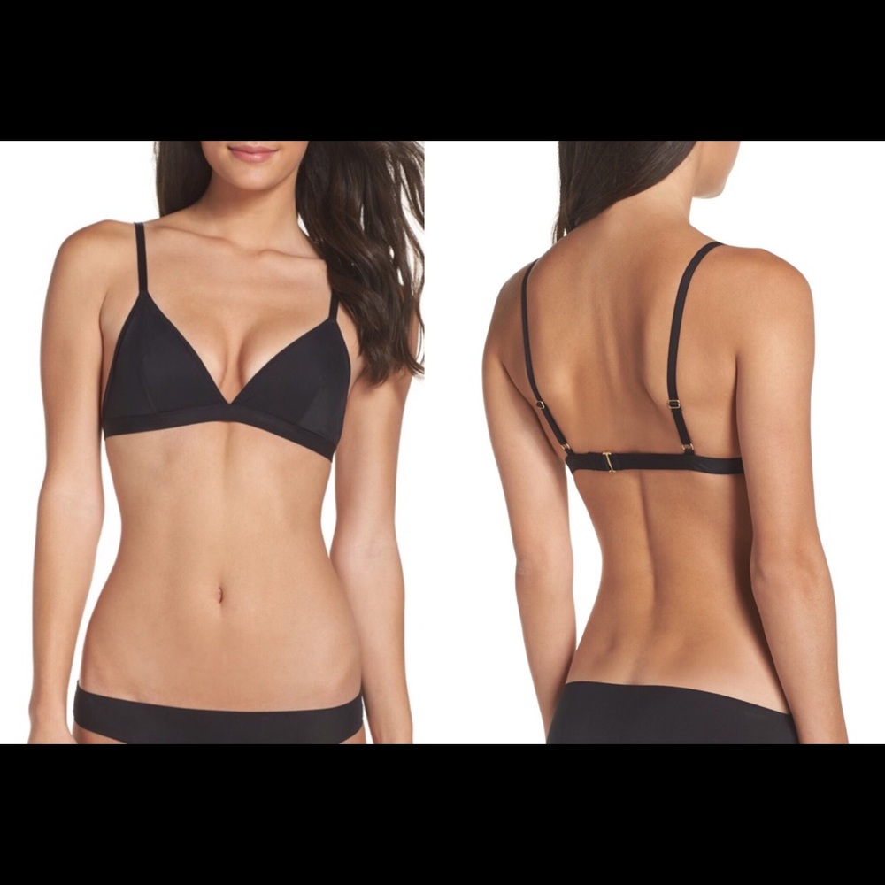 Madewell True Black Bralette